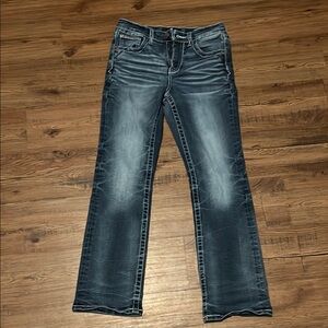 Buckle Blue Vintage-Inspired Boot Cut Jeans